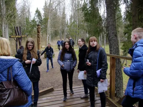 Integruota pamoka ,,Lietuvos saugomos teritorijos geografiniu, kalbiniu ir meniniu aspektu“, nuotrauka 19