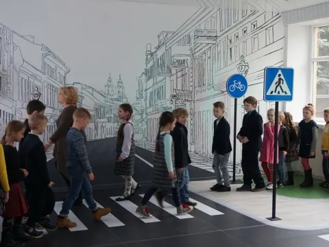 Išvyka į A.Žikevičiaus saugaus vaiko mokyklą, nuotrauka 4