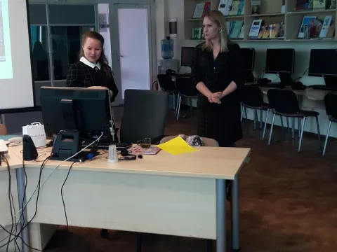 Rusų kalbos pamoka VDU užsienio kalbų institute, nuotrauka 2