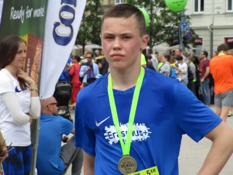 Kauno Veršvų gimnazijos Erasmus+ komanda dalyvavo  DNB/NIKE „WE run Vilnius“ 5 km. bėgime, nuotrauka 18