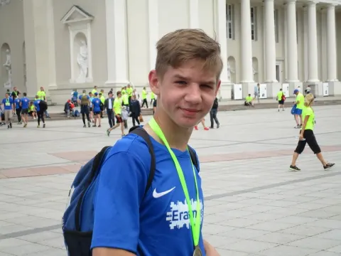 Kauno Veršvų gimnazijos Erasmus+ komanda dalyvavo  DNB/NIKE „WE run Vilnius“ 5 km. bėgime, nuotrauka 19