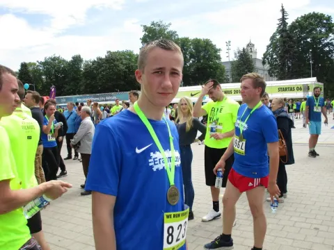 Kauno Veršvų gimnazijos Erasmus+ komanda dalyvavo  DNB/NIKE „WE run Vilnius“ 5 km. bėgime, nuotrauka 8