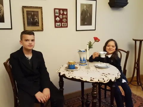 Maironiečių išvyka į Lietuvos švietimo istorijos muziejų, nuotrauka 4
