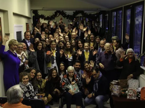 Adventinis Kauno Veršvų gimnazijos choro ”Allegro” koncertas Panemunės socialinės globos namuose, nuotrauka 11