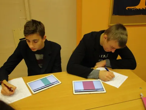 Erasmus+ KA2 strateginių tarpmokyklinių partnerysčių projekto „Art, Technology &Sport keep me bound to my School“ tarptautinės mokymo(si) veiklos Lietuvoje, nuotrauka 45