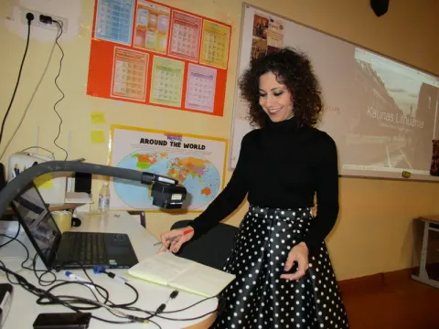 Erasmus+ KA2 strateginių tarpmokyklinių partnerysčių projekto „Art, Technology &Sport keep me bound to my School“ tarptautinės mokymo(si) veiklos Lietuvoje, nuotrauka 9