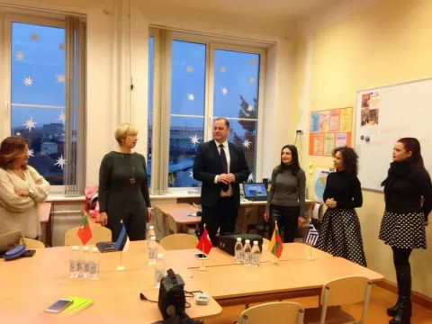 Erasmus+ KA2 strateginių tarpmokyklinių partnerysčių projekto „Art, Technology &Sport keep me bound to my School“ tarptautinės mokymo(si) veiklos Lietuvoje, nuotrauka 39