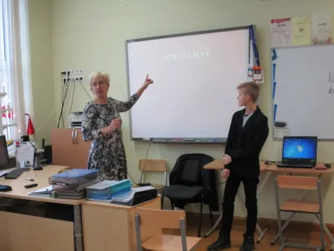 Erasmus+ KA2 strateginių tarpmokyklinių partnerysčių projekto „Art, Technology &Sport keep me bound to my School“ tarptautinės mokymo(si) veiklos Lietuvoje, nuotrauka 41