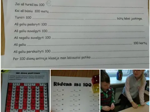 Šimtadienis – projektinė diena „100 dienų gudresni”, nuotrauka 1