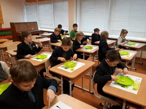Literatūrinė – edukacinė pamoka „Šaukšto Šmaukšto stalo akademija“, nuotrauka 1