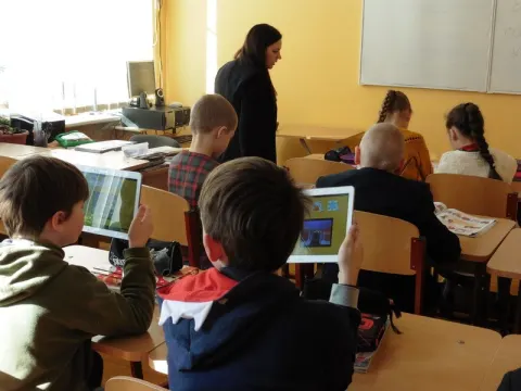 Dalinamės savo patirtimi su mokytojais iš užsienio, nuotrauka 6