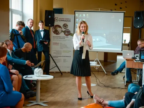 Respublikinė verslumo konferencija Kauno Veršvų gimnazijoje, nuotrauka 4