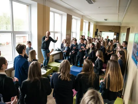 Respublikinė verslumo konferencija Kauno Veršvų gimnazijoje, nuotrauka 9