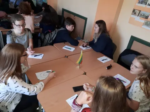 Erasmus+ KA2 projektas „Cooperative School Networks in Key Skills for a Sustainable and Qualified Career“ mokymo(si ) veiklos Lietuvoje, nuotrauka 17