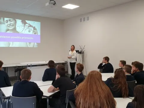 Edukacinė pamoka ,,Kaip veikia reklama”, nuotrauka 8