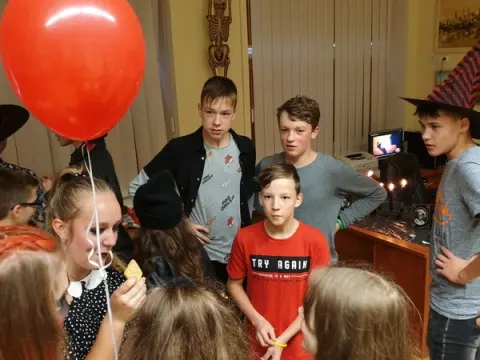 Į 8i klasės duris pabeldė Šiurpnaktis, nuotrauka 5