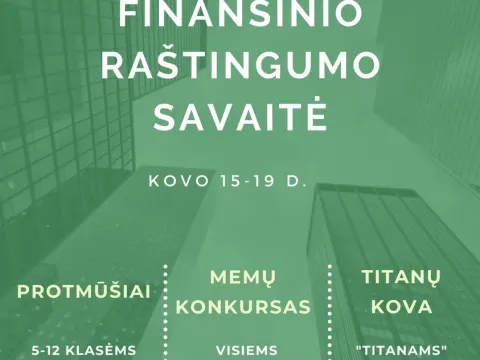 Finansinio raštingumo savaitė, nuotrauka 1