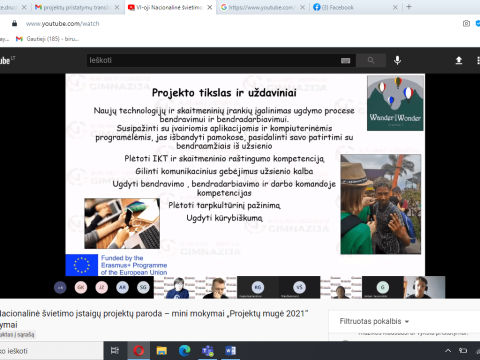 Ir aš ten buvau, Kauno Veršvų gimnazijoje vykdomus projektus pristačiau…, nuotrauka 8