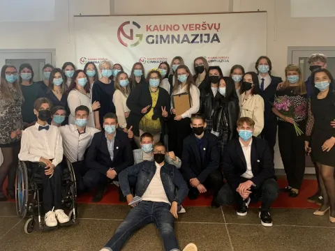LXVI laidos Paskutinio skambučio šventė, nuotrauka 1