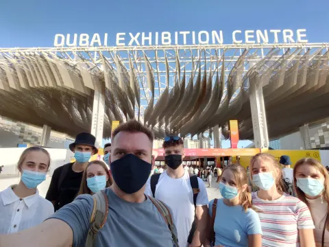 Kauno Veršvų gimnazijos mokiniai – EXPO 2020 parodoje Dubajuje, nuotrauka 13