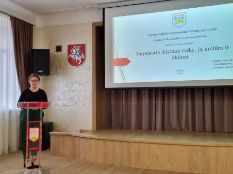LAPKRITIS – TOLERANCIJOS MĖNUO. Metodinė išvyka į Alytaus A.Ramanausko Vanago gimnaziją, nuotrauka 11
