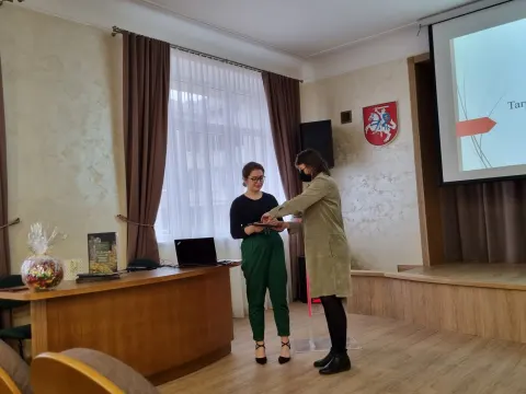 LAPKRITIS – TOLERANCIJOS MĖNUO. Metodinė išvyka į Alytaus A.Ramanausko Vanago gimnaziją, nuotrauka 8