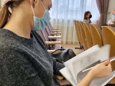 LAPKRITIS – TOLERANCIJOS MĖNUO. Metodinė išvyka į Alytaus A.Ramanausko Vanago gimnaziją, nuotrauka 16