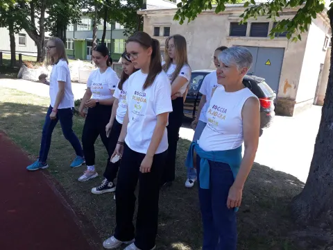 Tarptautinio projekto susitikimas Kauno Veršvų gimnazijoje, skatinantis tradicinių žaidimų ir sporto šakų atgaivinimą, nuotrauka 13