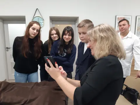 Išvyka į ŠV. Ignaco Lojolos kolegiją, nuotrauka 5