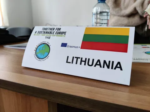 Erasmus+ KA220 bendradarbiavimo partnerystės projektas „Together for a Sustainable Europe“, nuotrauka 1