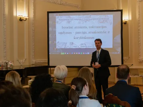 MININT TOLERANCIJOS DIENOS 20-METĮ LIETUVOJE – KONFERENCIJA, PRIMENANTI ISTORIJOS SVARBĄ, nuotrauka 2