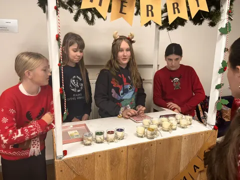 Kalėdinių dovanų gaudynės gimnazijoje, nuotrauka 10