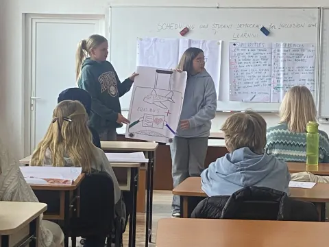 Erasmus+ KA210 bendradarbiavimo partnerystės projektas „Scheduling and Student Democracy for Inclusion and Learning“, nuotrauka 14