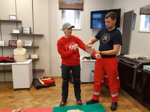 Ekskursija į „ Žalgirio“ areną ir Karaliaus Mindaugo profesinio mokymo centrą, nuotrauka 7