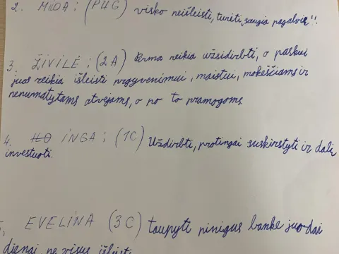 Verslumo ir karjeros ugdymo savaitė pradiniame ugdyme, nuotrauka 3