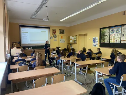 Prevencinė informacinė pamoka 5-6 klasių mokiniams apie saugumą kelyje, nuotrauka 7
