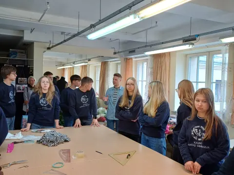 Susitikimas su Nacionalinio Kauno dramos teatro prodiuseriu Roku Naudžiumi, nuotrauka 6