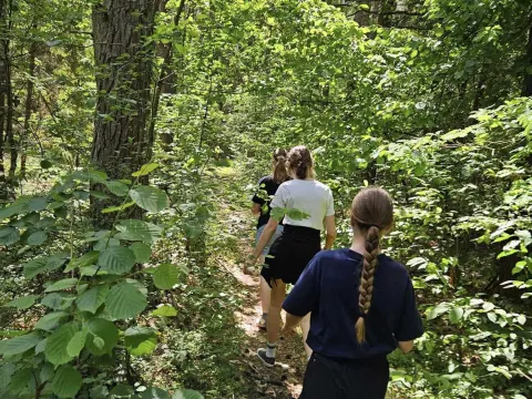 5-12 klasių mokinių patirtinės žaidynės – sąskrydis „Miško trasa Kauno krašte”, nuotrauka 5