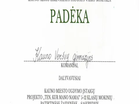 5-12 klasių mokinių patirtinės žaidynės – sąskrydis „Miško trasa Kauno krašte”, nuotrauka 6