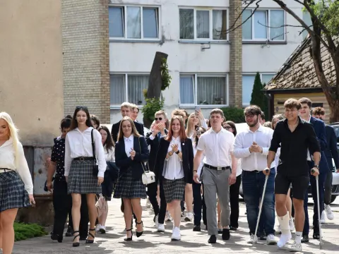 69-osios laidos Paskutinio skambučio šventė, nuotrauka 1