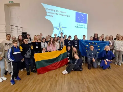 Erasmus+ KA210 bendradarbiavimo partnerystės projektas „Scheduling and Student Democracy for Inclusion and Learning“, nuotrauka 23