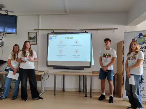 Erasmus+ KA220 bendradarbiavimo partnerystės projektas „Think global, learn being an entrepreneur in Europe!“, nuotrauka 24