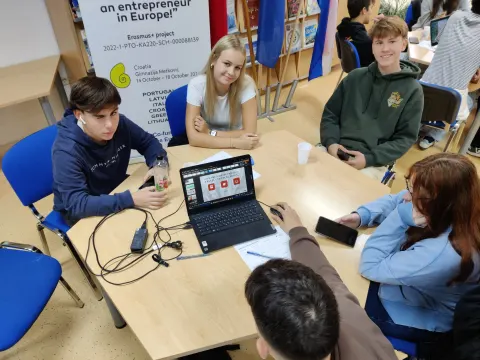 Erasmus+ KA220 bendradarbiavimo partnerystės projektas „Think global, learn being an entrepreneur in Europe!“, nuotrauka 7