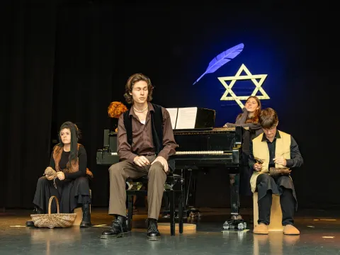 2024 m. įgyvendinto projekto „Litvakų literatūra – teatro scenoje“ baigiamasis renginys Baisogaloje, nuotrauka 2