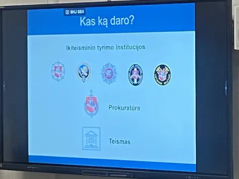 Pamoka 8- I gimn. kl. mokiniams apie teisinę atsakomybę, nuotrauka 2