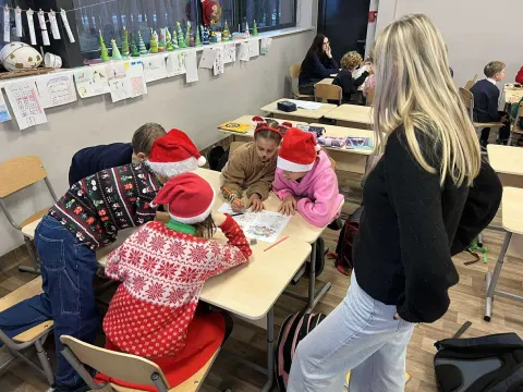 Svečiuose – mokiniai iš Talsi, Latvija, nuotrauka 6