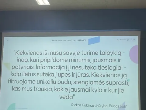 Konferencija „Mąstyk, kurk, patirk: nuo idėjos iki inovacijos“, nuotrauka 10