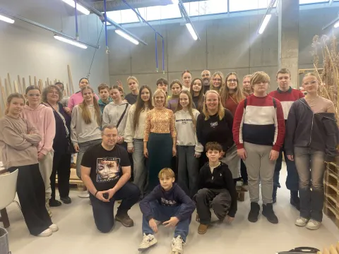 Svečiuose mokiniai iš Estijos Tartu Raatuse Kool mokyklos, nuotrauka 27