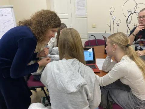 Svečiuose mokiniai iš Estijos Tartu Raatuse Kool mokyklos, nuotrauka 33