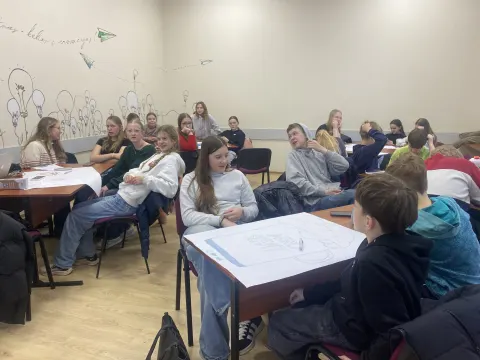 Svečiuose mokiniai iš Estijos Tartu Raatuse Kool mokyklos, nuotrauka 34